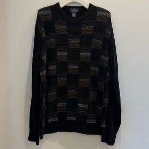 1990's Vintage Dockers Colorblock Acrylic Sweater - Size Large